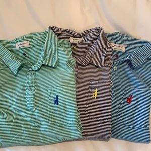 3 johnnie-o polo shirts
